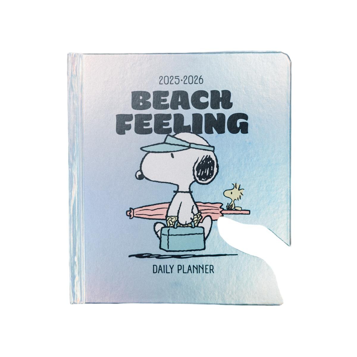 Agenda escolar 2025/2026 día página M con lomo 11 meses Snoopy Erik rosa Rosa / Negro-3