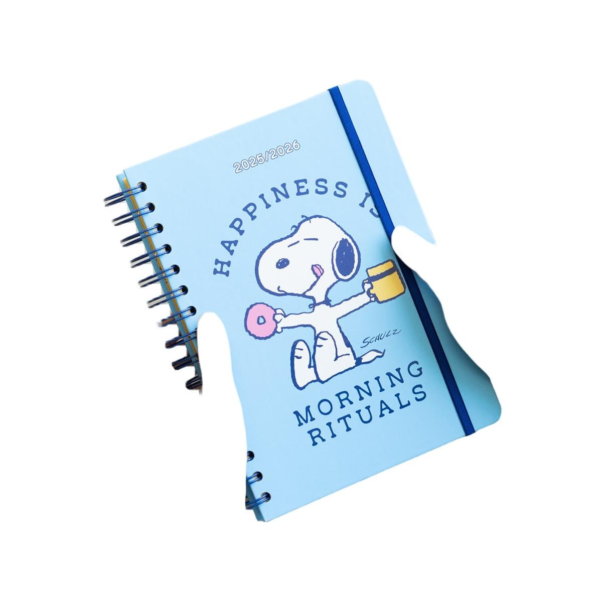 Agenda escolar 2025/2026 semana vista A5 12 meses Snoopy Erik azul Azul / Blanco-3