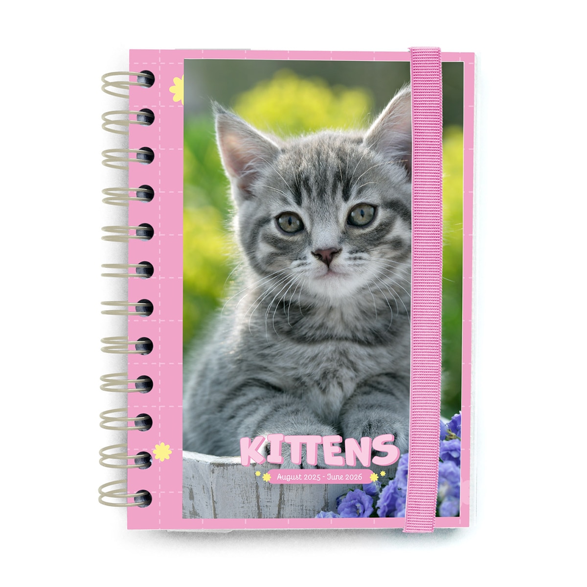 Imagem 0 de Agenda Escolar 2025/2026 1 Día por Página S 11 Meses Simon and Greg Cats Kalenda - Rosa