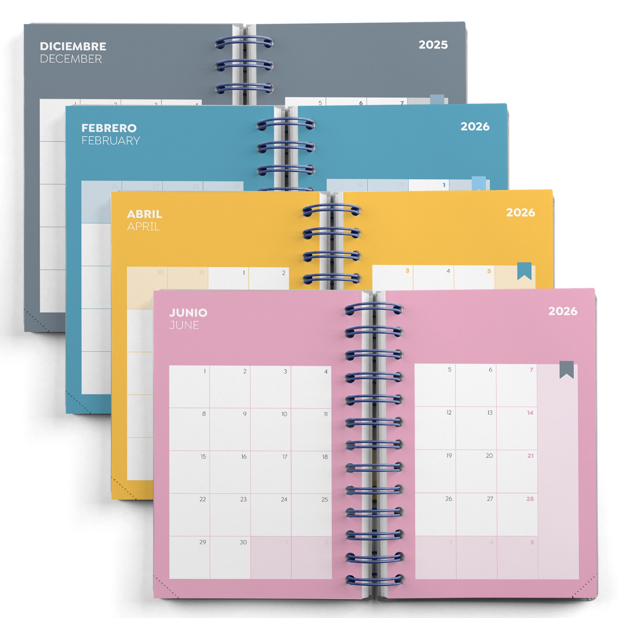 Agenda Escolar Activa Dia Página Tigres 2025-2026 Miquelrius Castelhano Multicolor-5