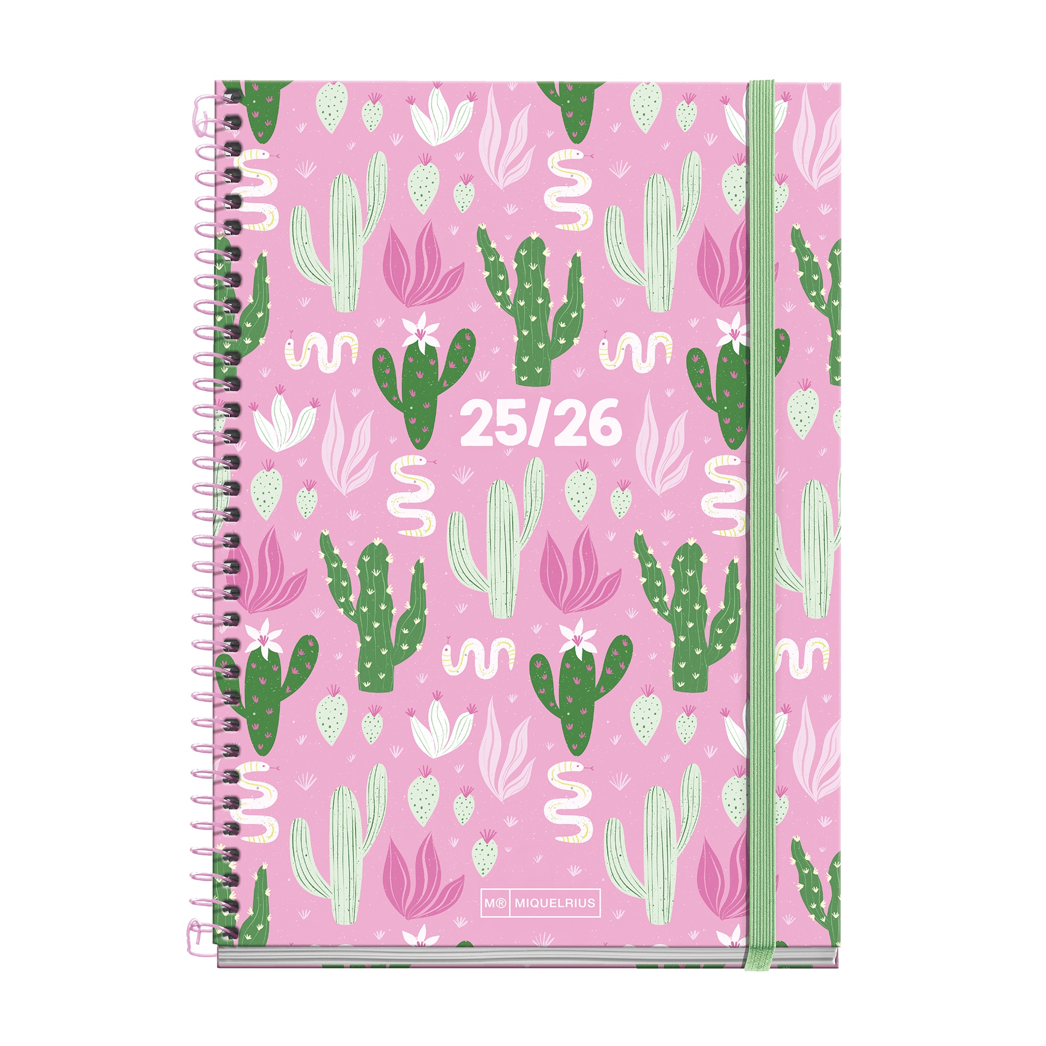 Agenda Escolar Plus Día Página Pink Desert 2025-2026 Miquelrius Castellano Multicolor-1