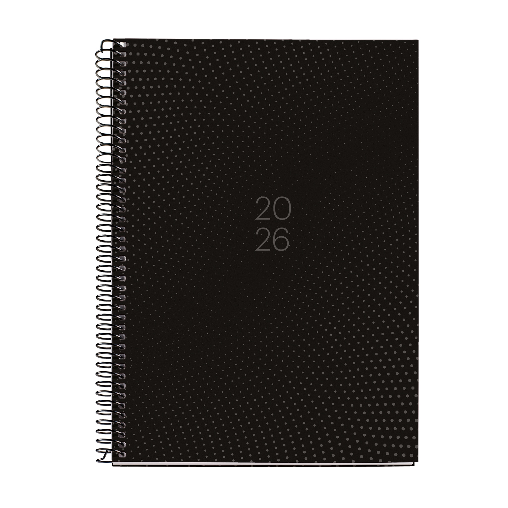 Agenda 18 Meses Plus Semana Vista Dots 2025-2026 Miquelrius Castellano Negro-2