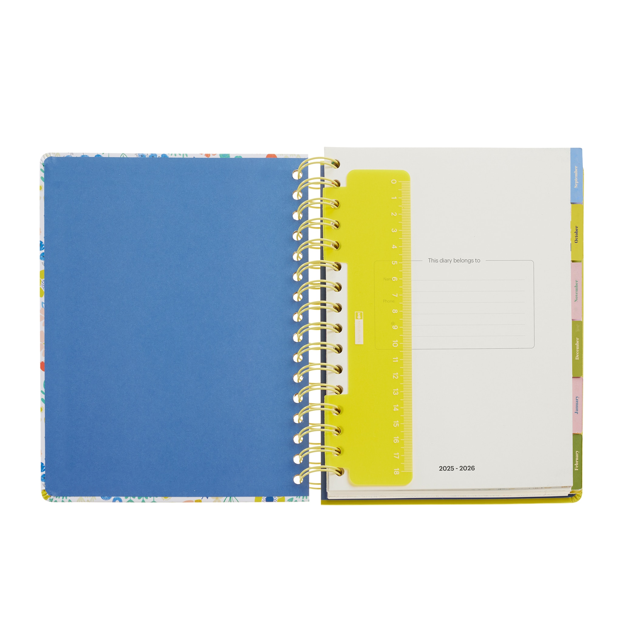 Agenda Escolar Plus Wire-O dia Página Spring Anne 2025-2026 Miquelrius multilingue Multicolor-5