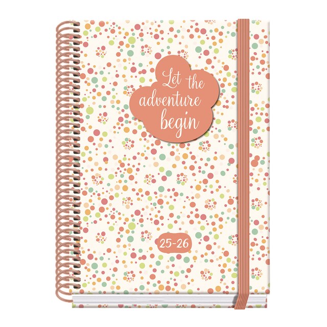 Imagen 0 de Agenda escolar A5 espiral semana vista prime Dohe bubbles bilingüe.