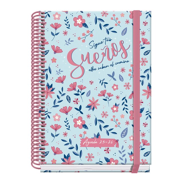 Imagen 0 de Agenda escolar A5 espiral semana vista prime Dohe blossom bilingüe.