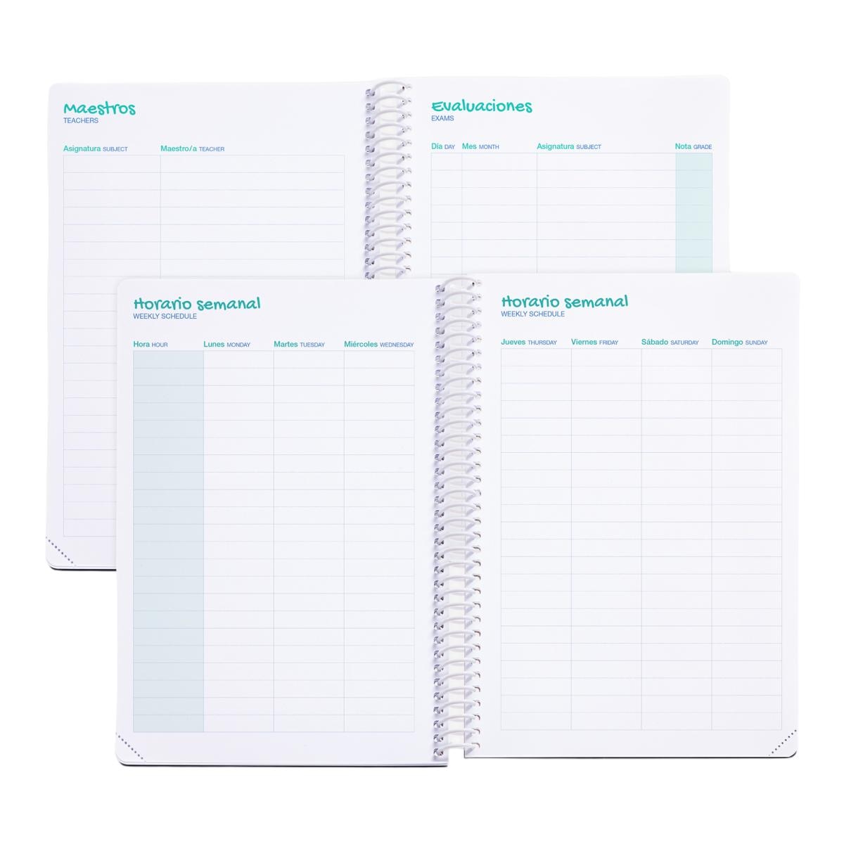 Agenda Escolar Plus Semana Vista Cars 2026-27 Miquelrius Multicolor-3