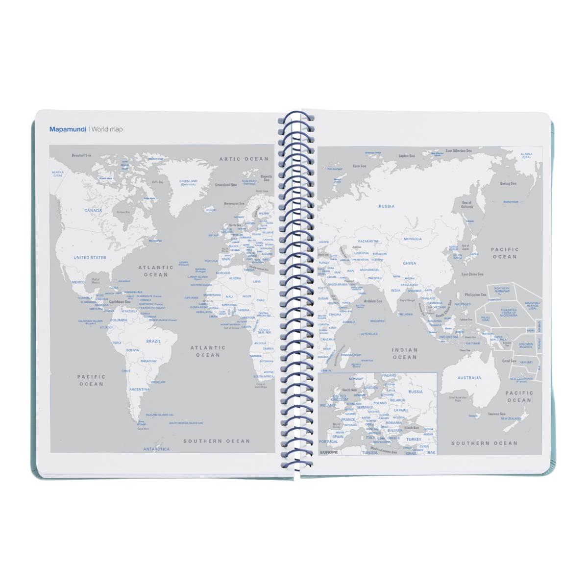 Agenda Escolar Plus Semana Vista Basic Marino 2026-27 Miquelrius Azul marino-5