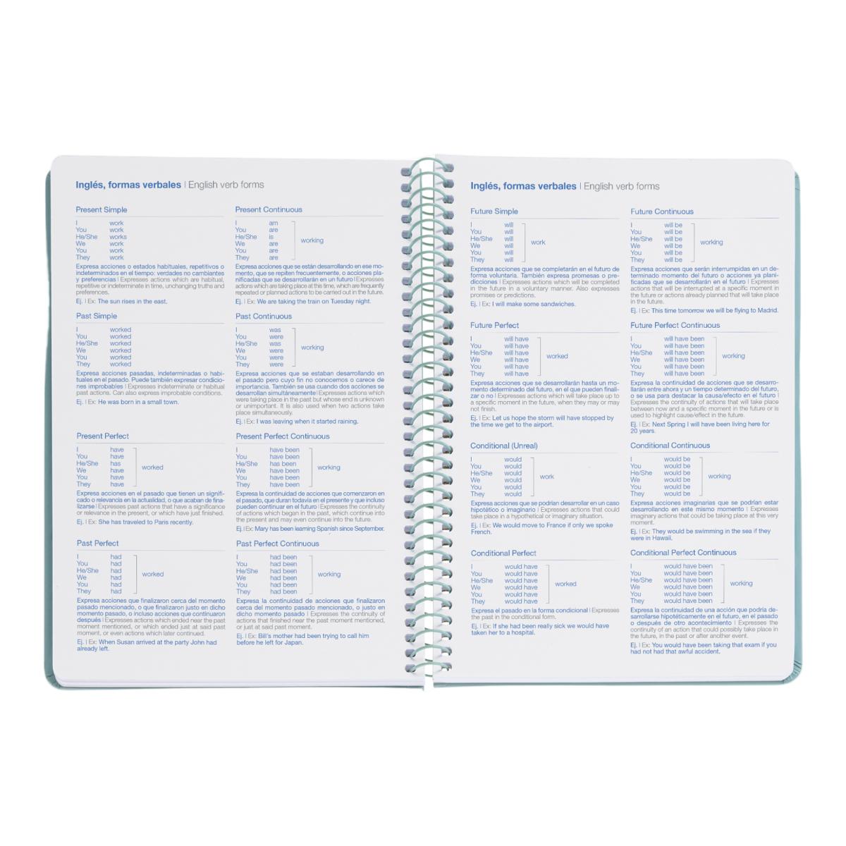 Agenda Escolar Plus Día Página Basic Verde 2026-27 Miquelrius Verde-4