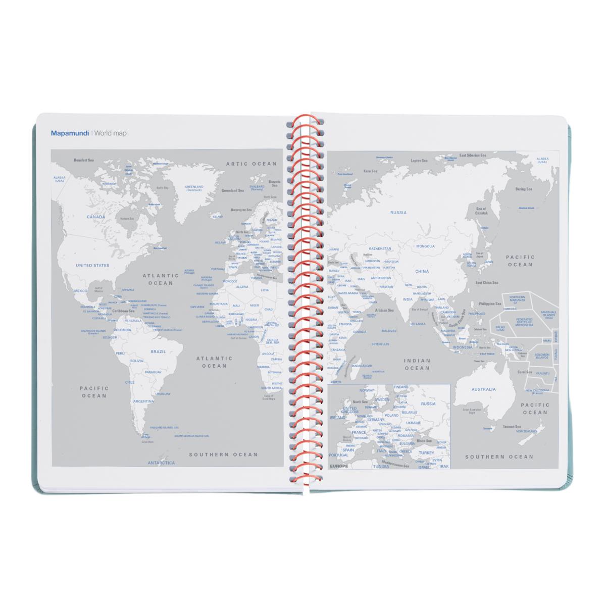 Agenda Escolar Plus Dia Página Basic Coral 2026-27 Miquelrius Coral-5