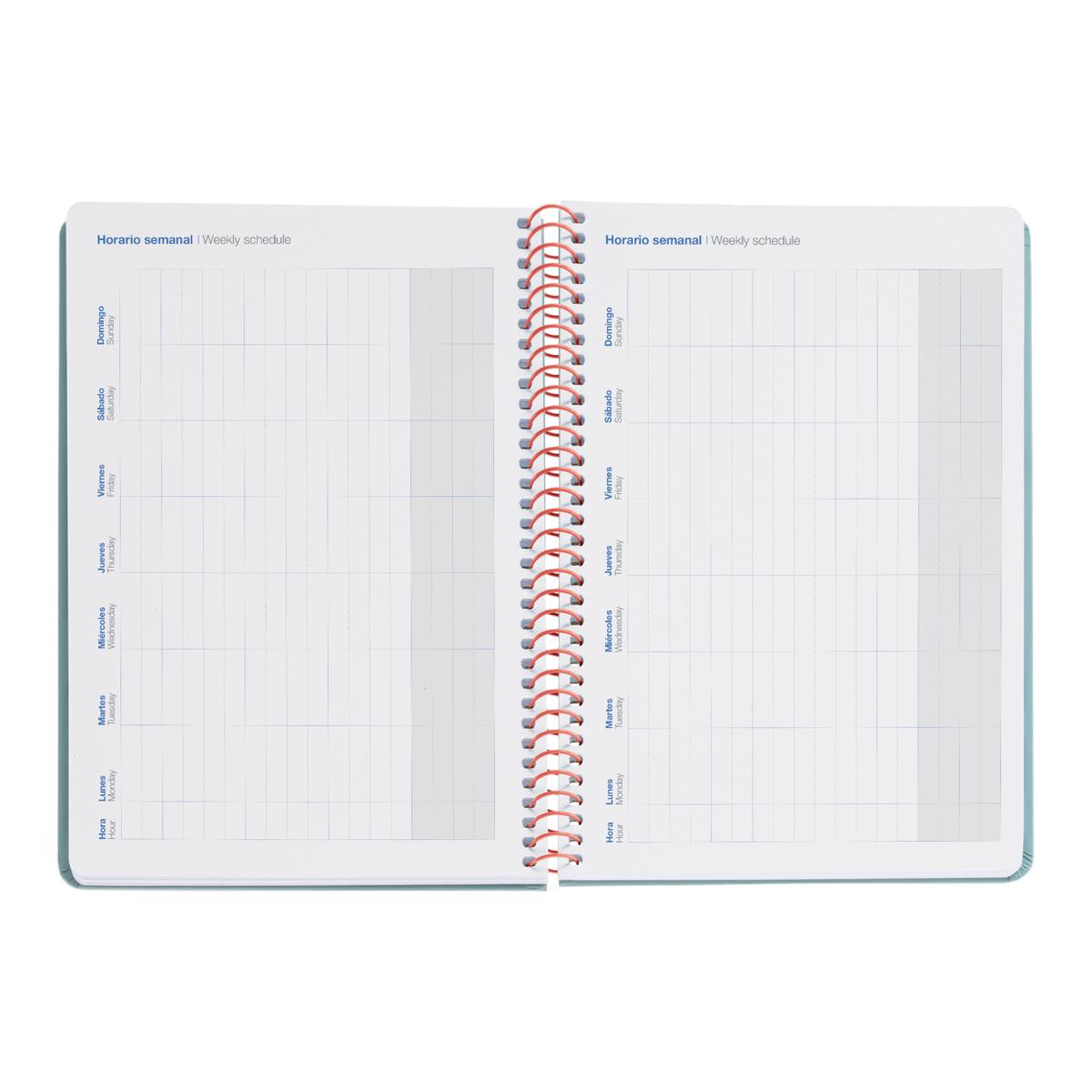 Agenda Escolar Plus Dia Página Basic Coral 2026-27 Miquelrius Coral-6