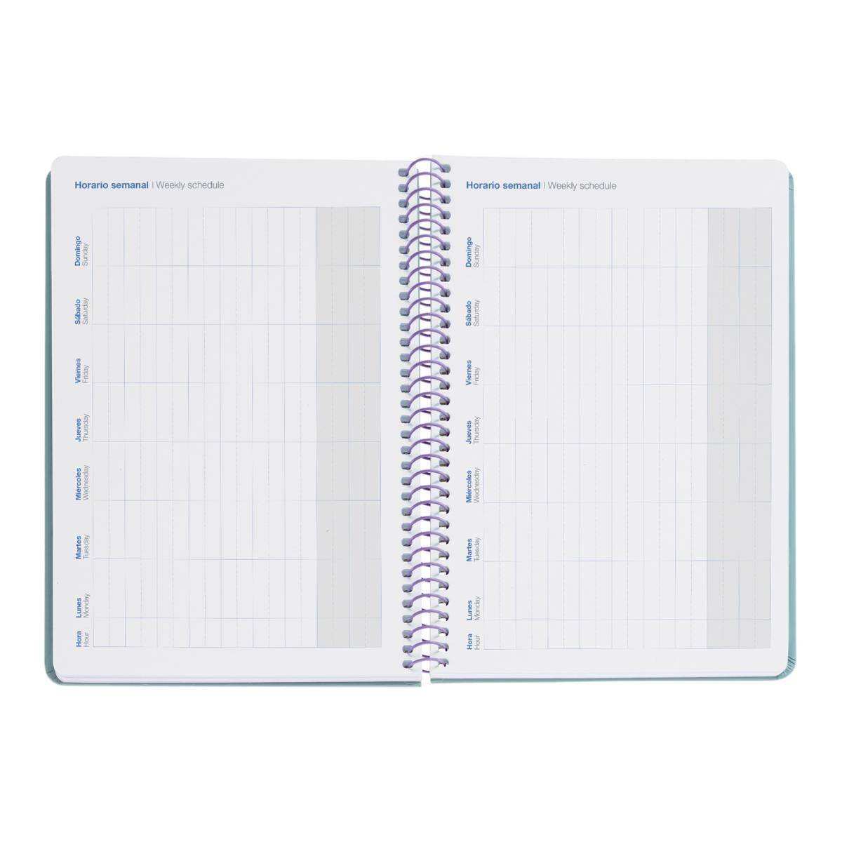 Agenda Escolar Plus Dia Página Basic Lilás 2026-27 Miquelrius Lilás-6