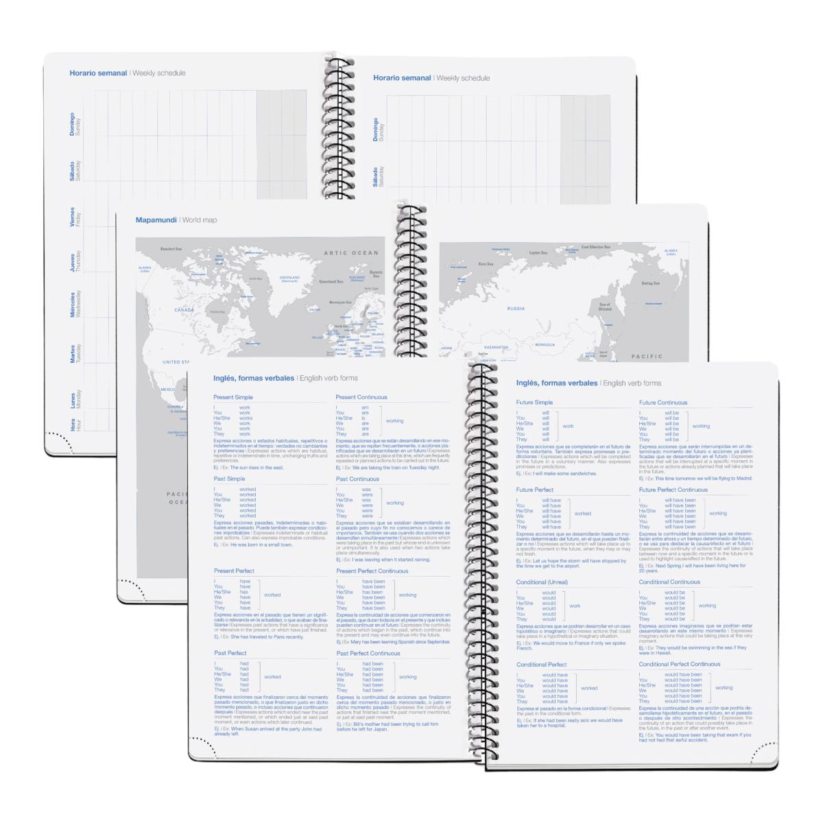 Agenda Escolar Activa Dia Página Design Freedom 2026-27 Miquelrius Multicolor-3