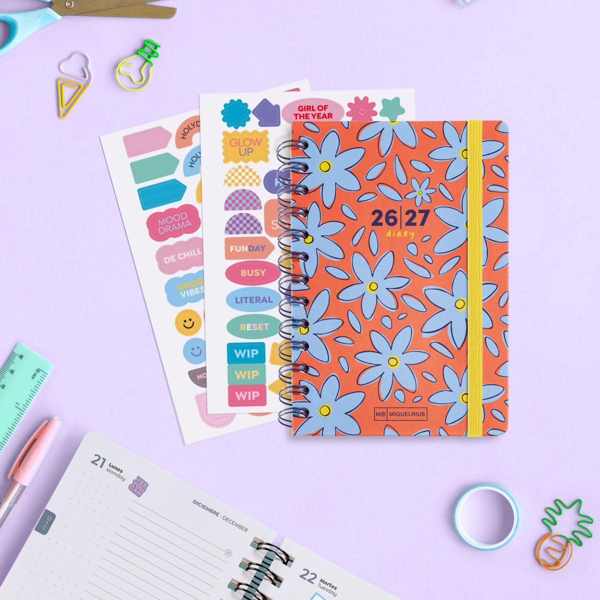 Agenda Escolar Activa Semana Vista Spring 2026-27 Miquelrius Multicolor-10