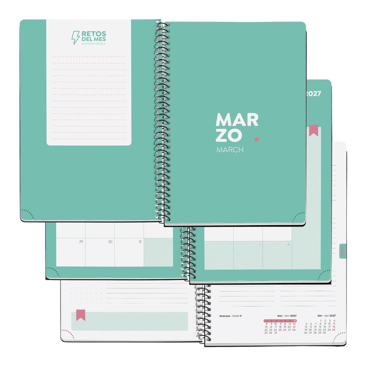 Agenda Escolar Plus Semana Vista Summery 2026-27 Miquelrius Multicolor-6