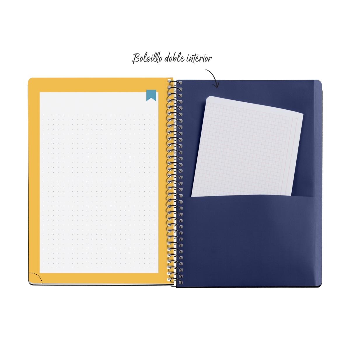 Agenda Escolar Plus Dia Página Margaritas 2026-27 Miquelrius Multicolor-4