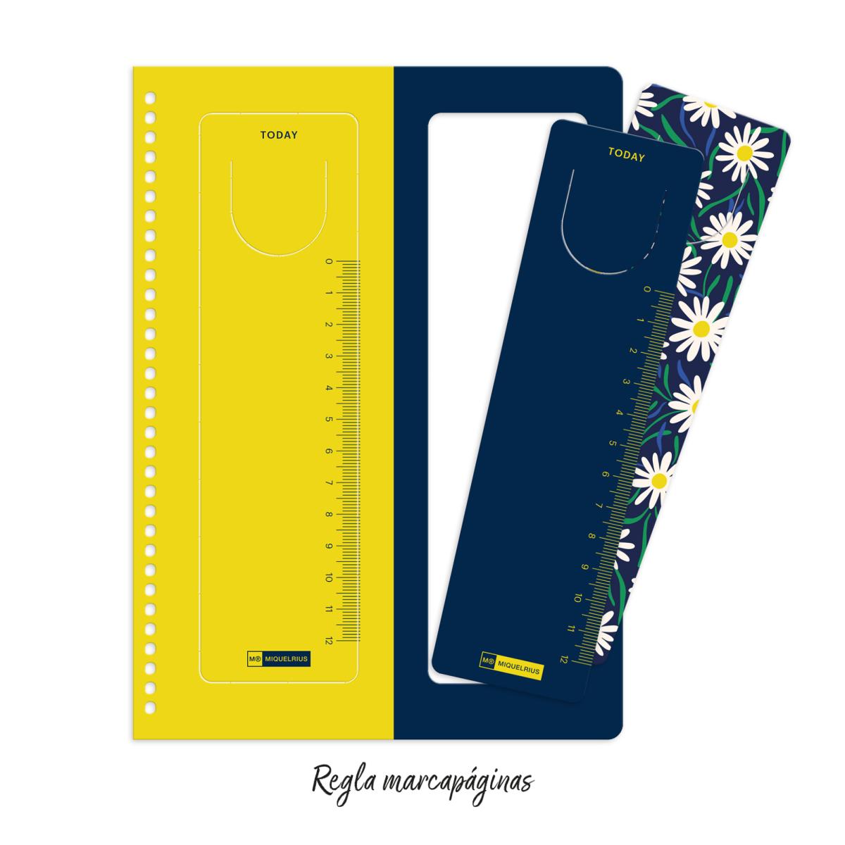 Agenda Escolar Plus Dia Página Margaritas 2026-27 Miquelrius Multicolor-5