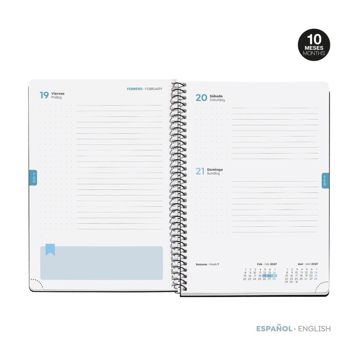 Agenda Escolar Plus Dia Página Summery 2026-27 Miquelrius Multicolor-2