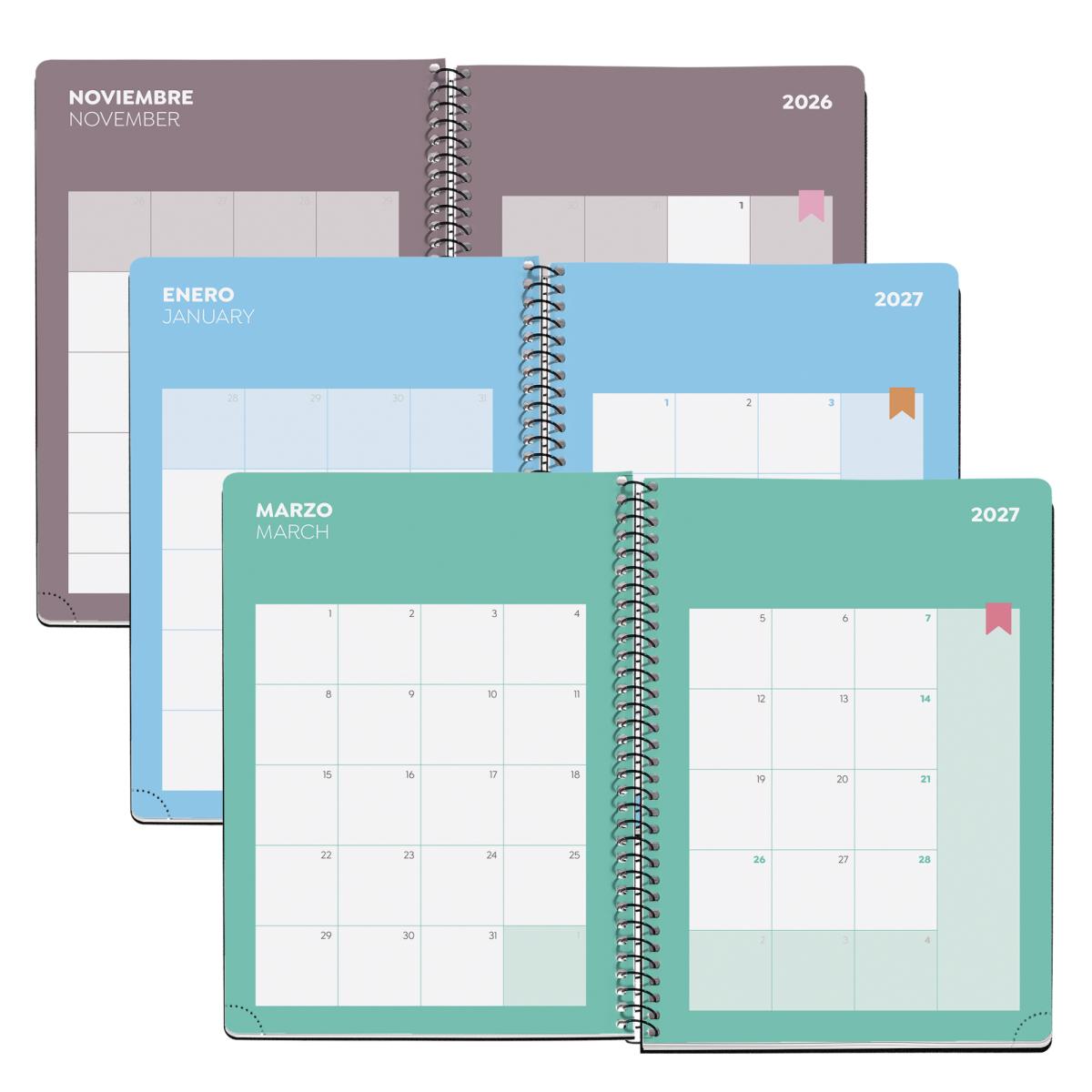 Agenda Escolar Plus Dia Página Summery 2026-27 Miquelrius Multicolor-7