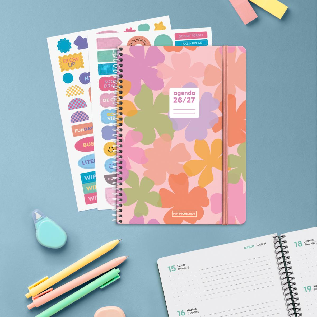Agenda Escolar Plus Dia Página Summery 2026-27 Miquelrius Multicolor-10