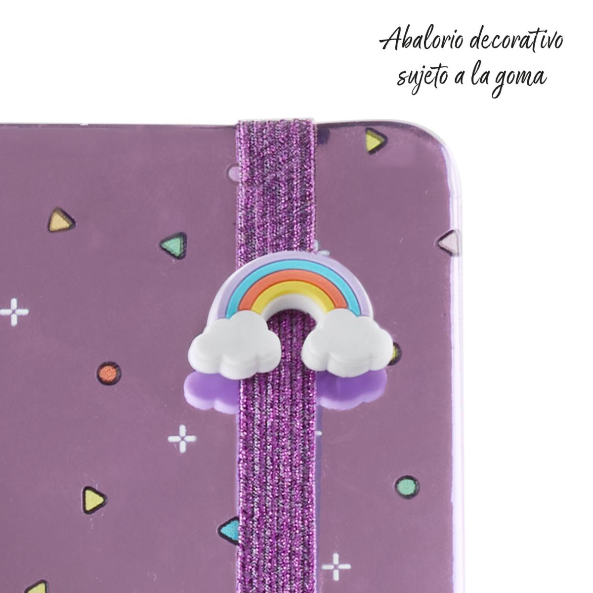 Agenda Escolar B2F Día Página Arcoiris 2026-27 Miquelrius Lila-5