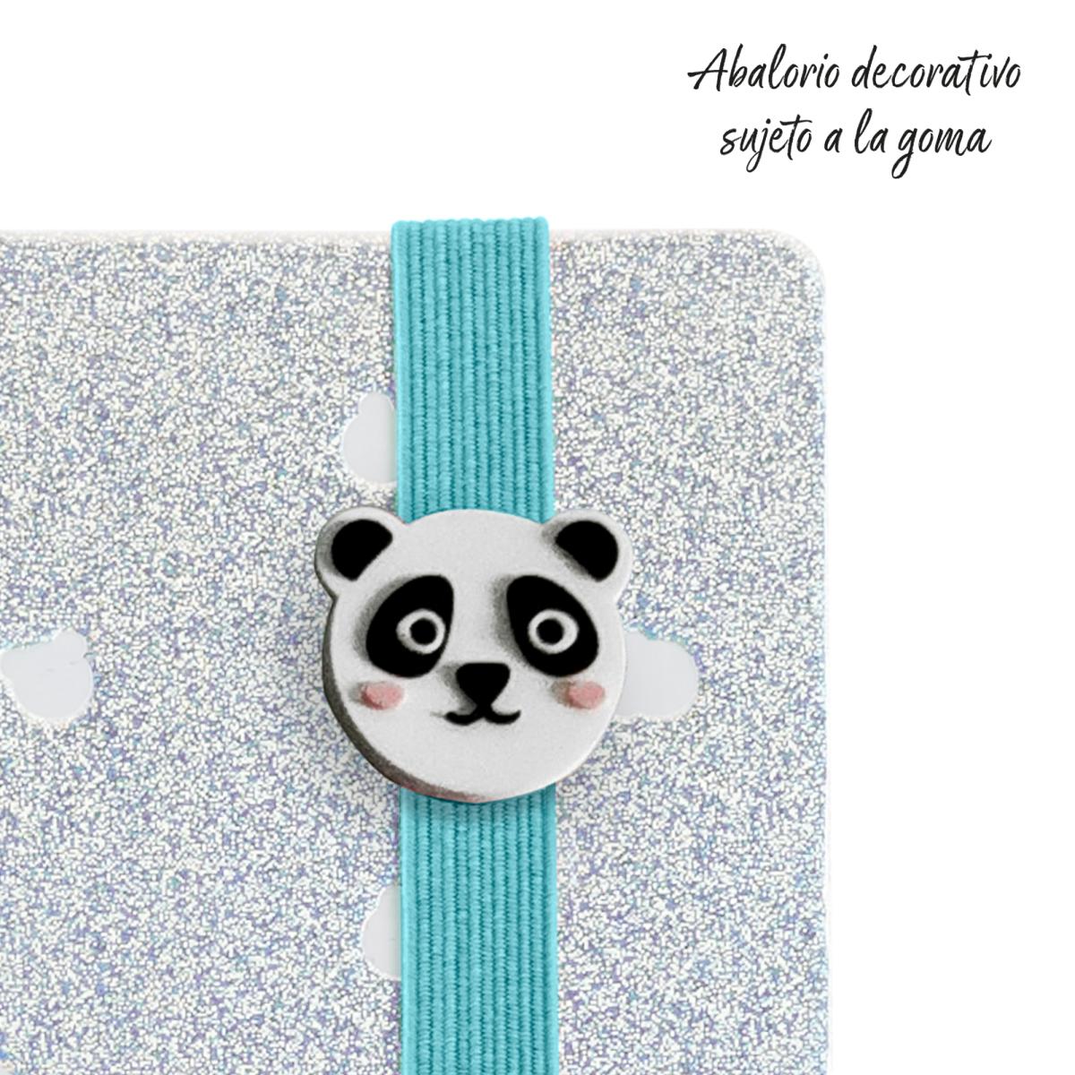 Agenda Escolar B2F Dia Página Panda 2026-27 Miquelrius Prata-5