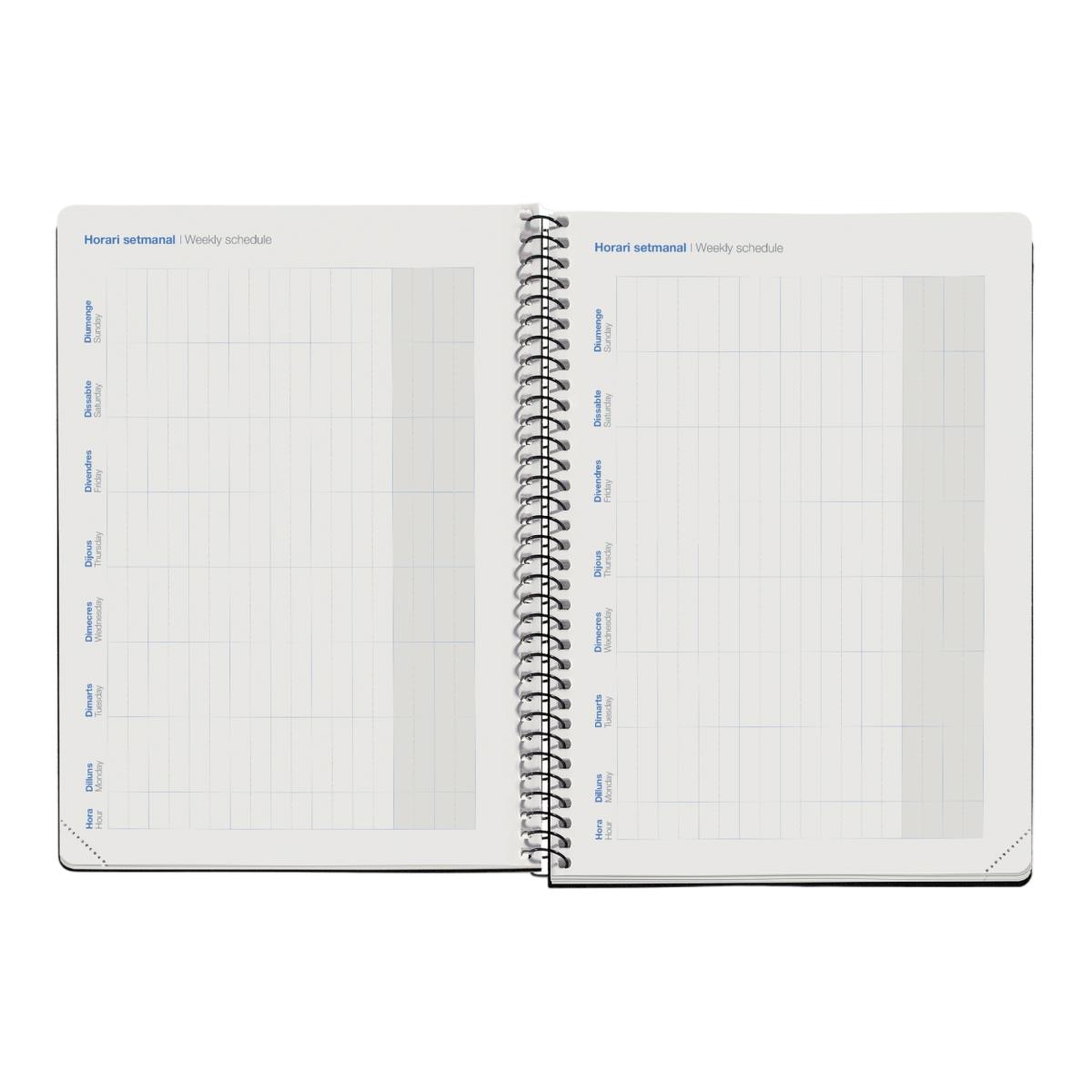 Agenda Escolar Activa Semana Vista Catalán Reciclada Peace 2026-27 Miquelrius Multicolor-6