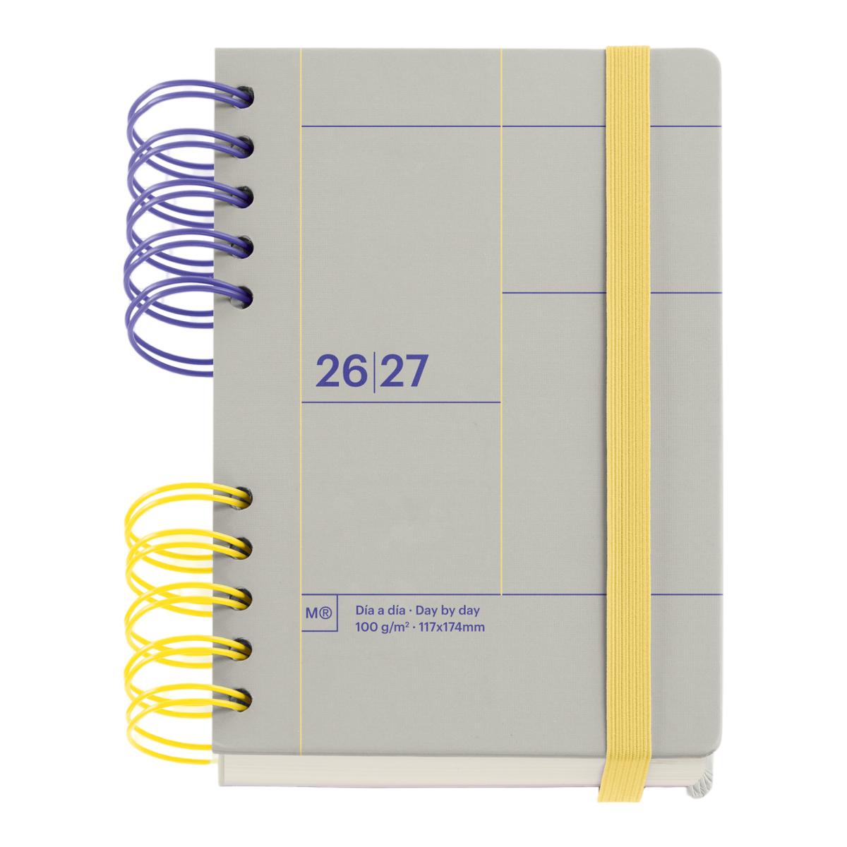 Imagem 0 de Agenda Escolar Activa Dia Página Gris Back To Basics 2026-27 Miquelrius