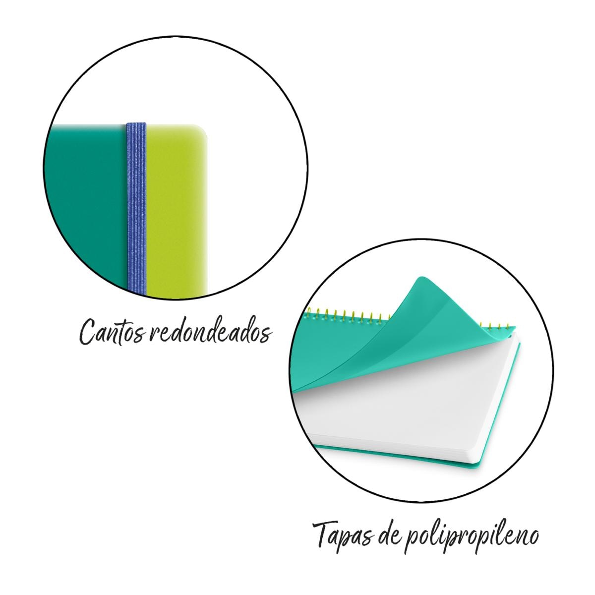 Agenda Escolar Plus Semana Vista Duo Green-Lime 2026-27 Miquelrius Multicolor-8