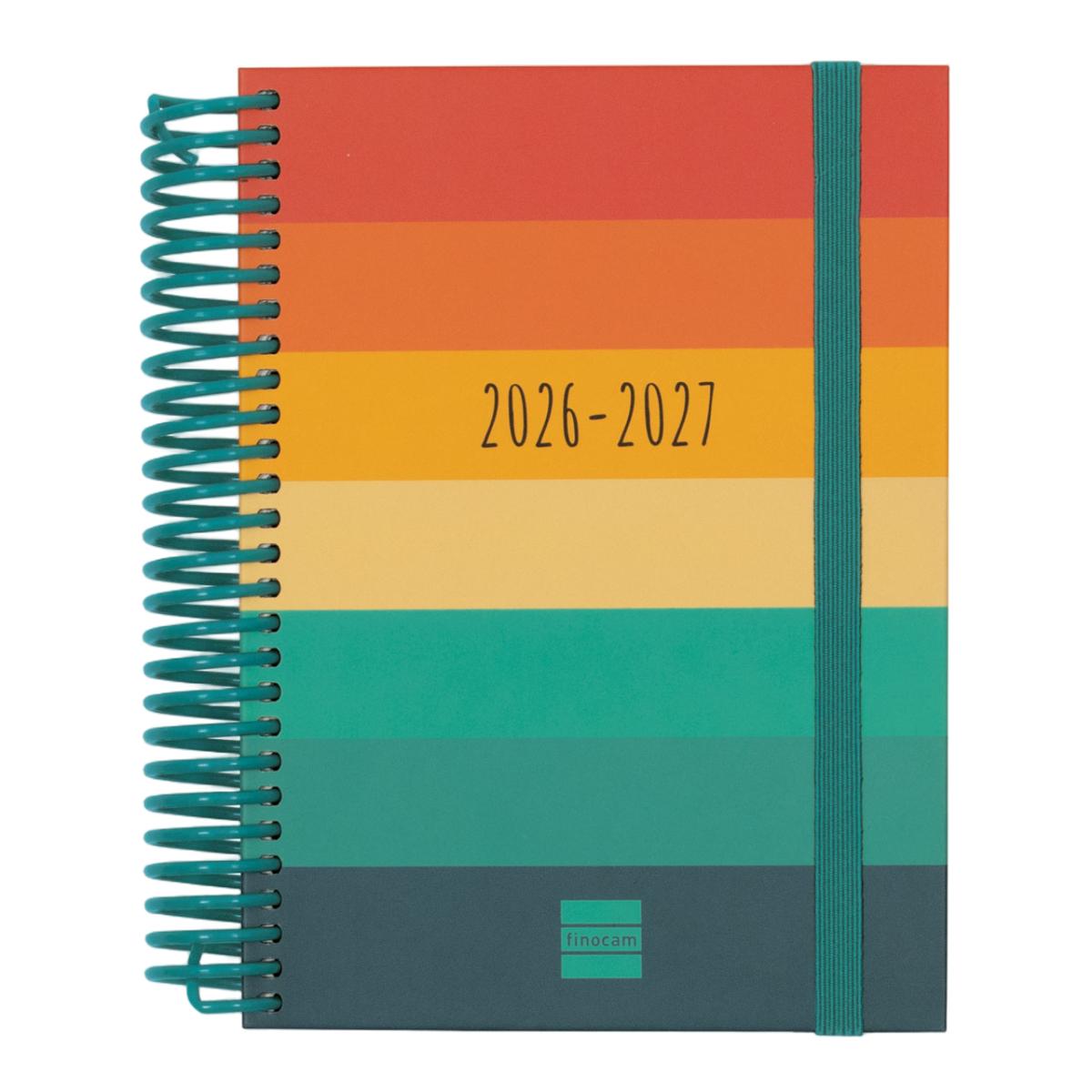 Imagen 0 de Agenda curso 2026-2027 Diva 8º-120x164 mm 1 día página Colors Finocam multilingüe