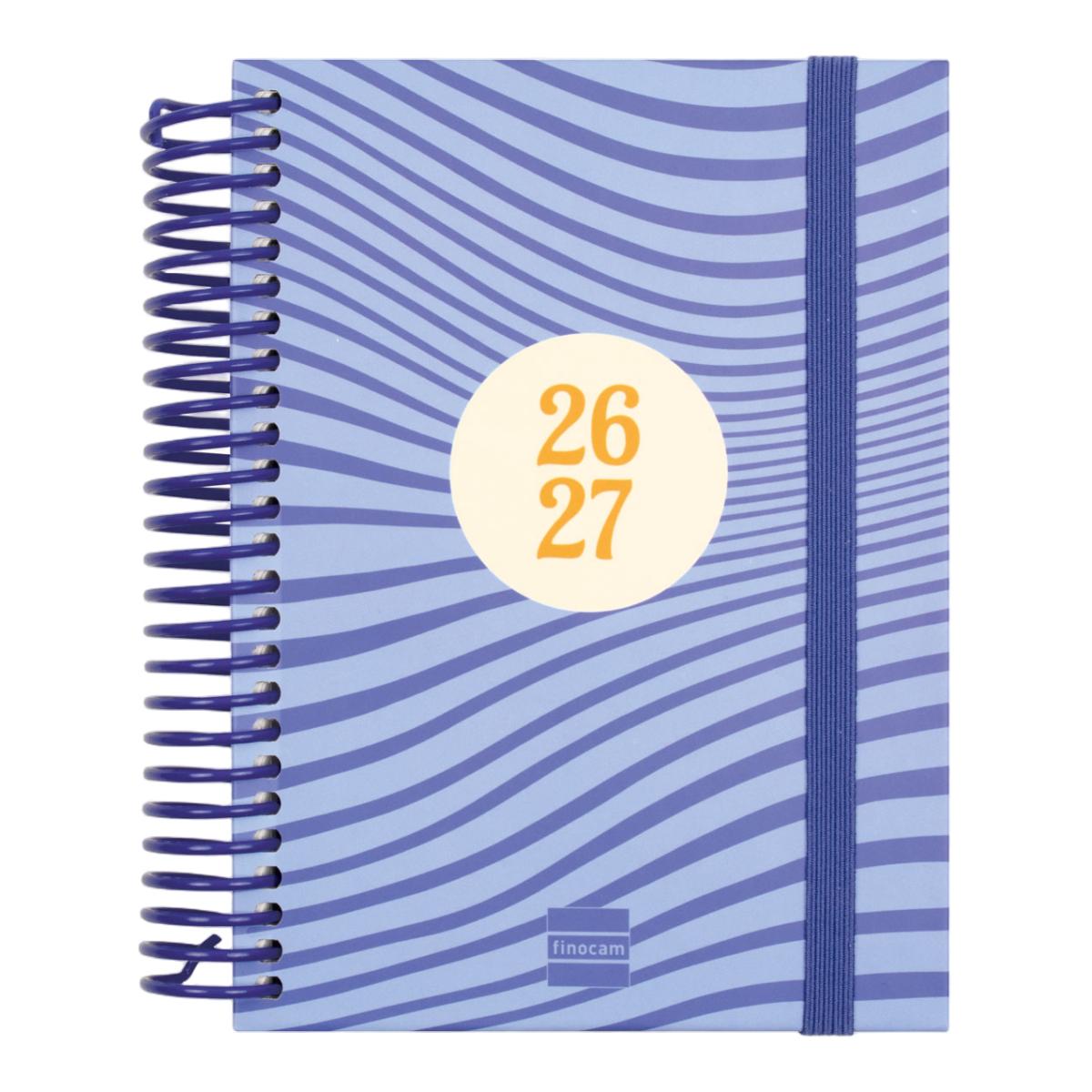 Imagen 0 de Agenda curso 2026-2027 Diva 8º-120x164 mm 1 día página Olas Finocam multilingüe