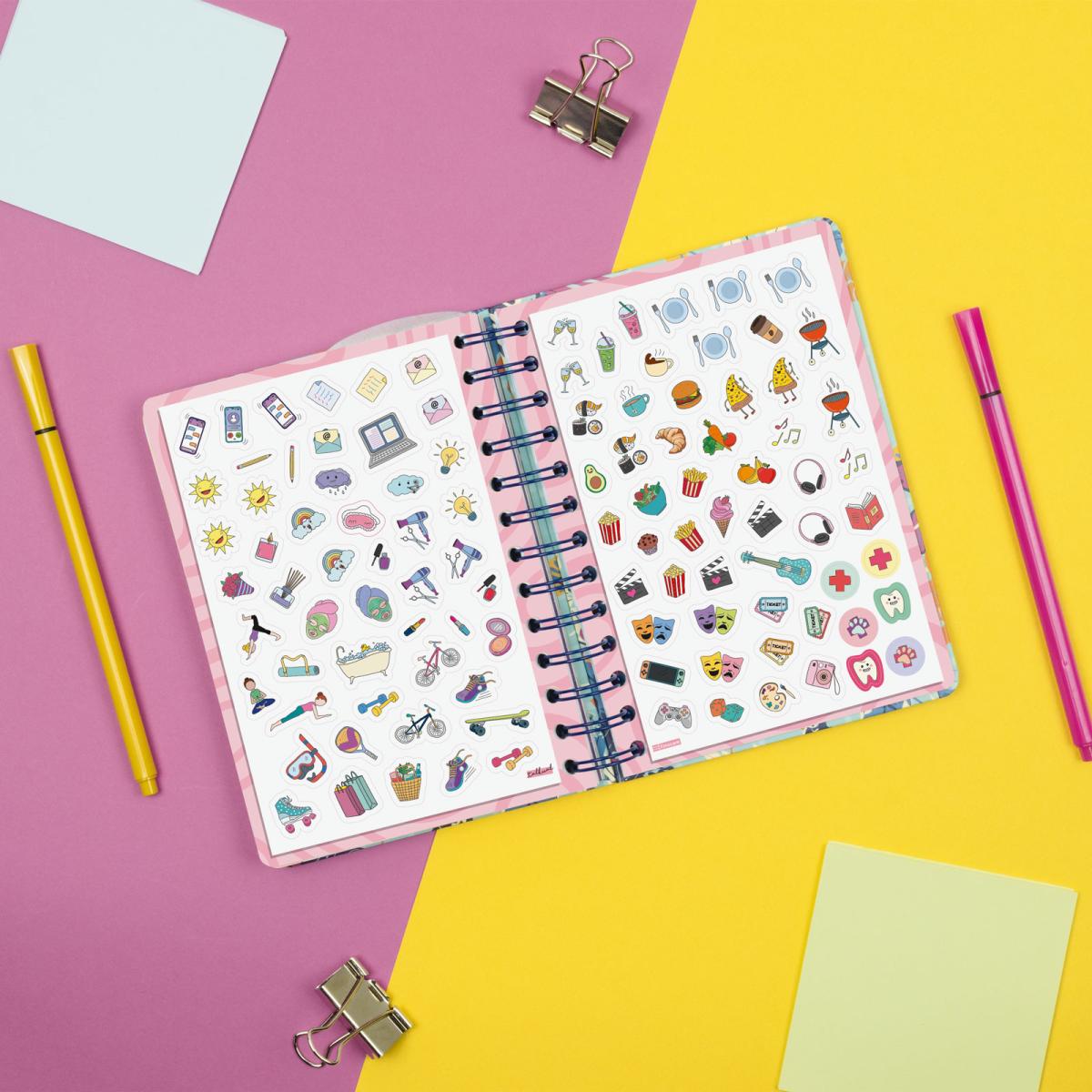 Agenda curso 2026-2027 Talkual 8º-120x169 mm semana vista horizontal Destino Finocam Multicolor-6