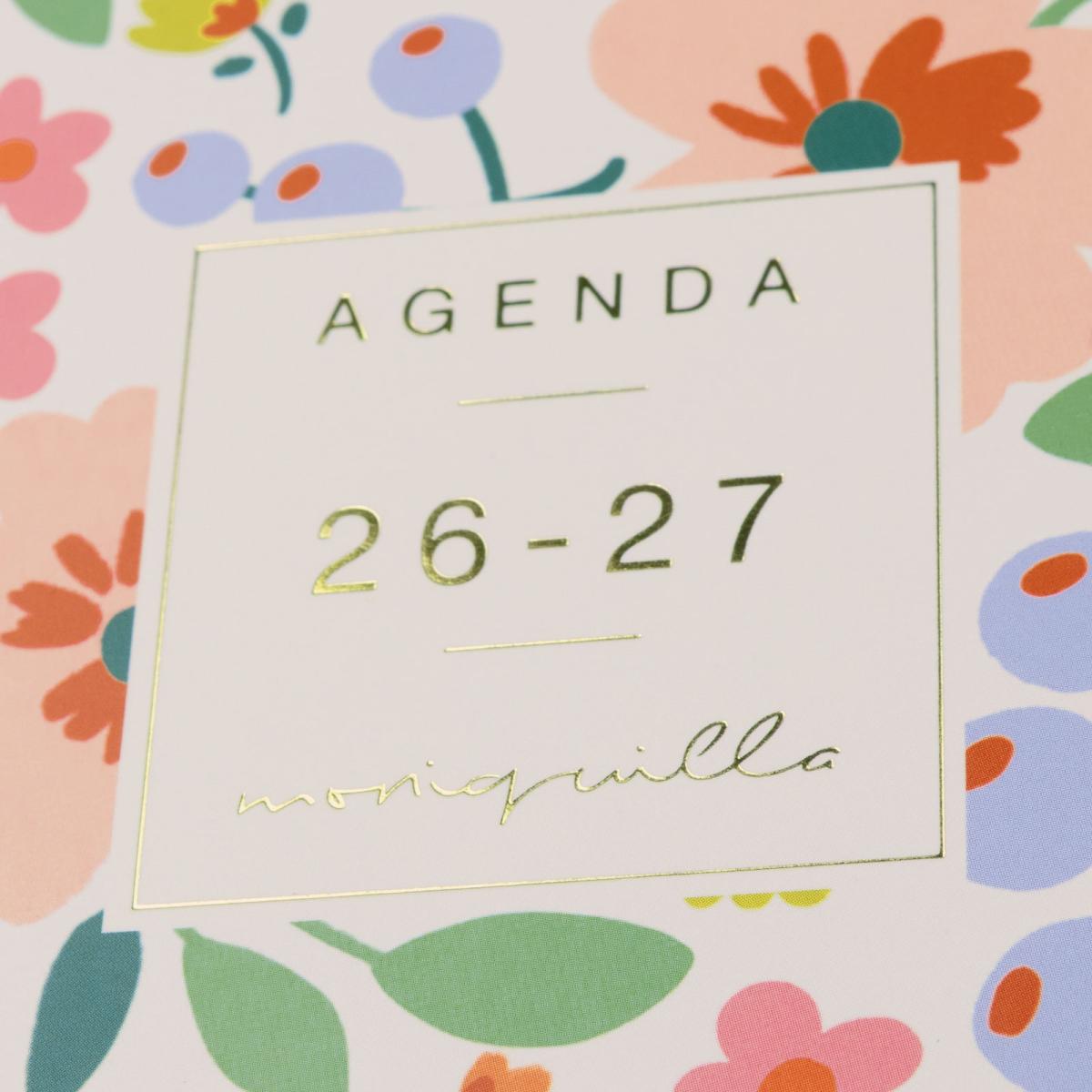 Agenda curso 2026-2027 Moniquilla E10-155x212 mm 1 día página Finocam verde 9