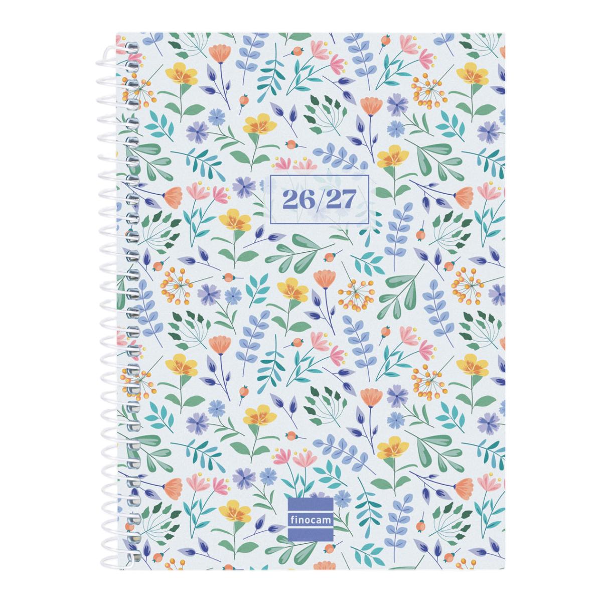 Imagem 0 de Agenda Escolar 2026-2027 Gamma 8º-120x164 mm Vista Semanal Horizontal Fiori Português Multilingue