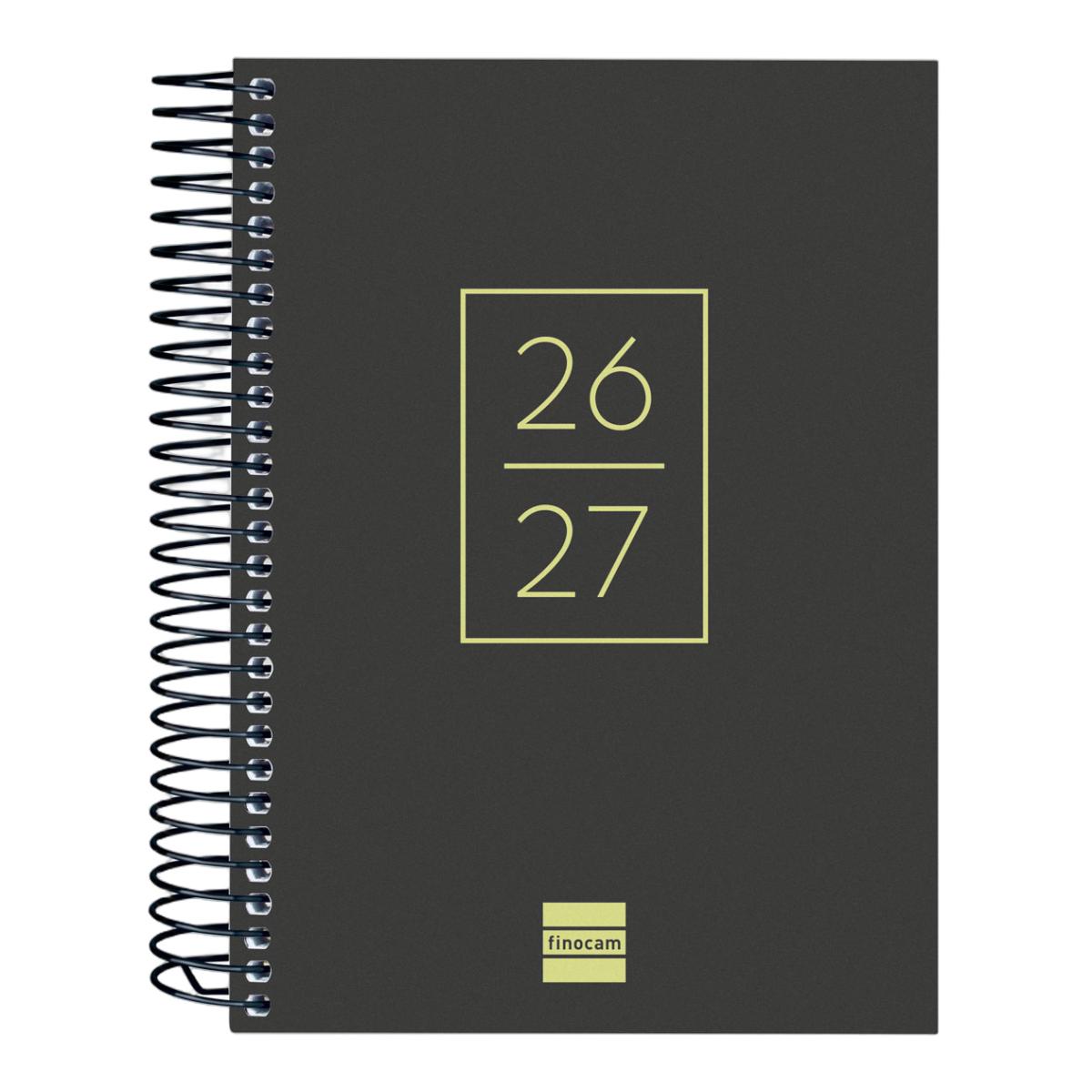 Imagem 0 de Agenda Curso 2026-2027 Gamma 8º-120x164 mm 1 Día por Página Portugués Multilingüe - Preto