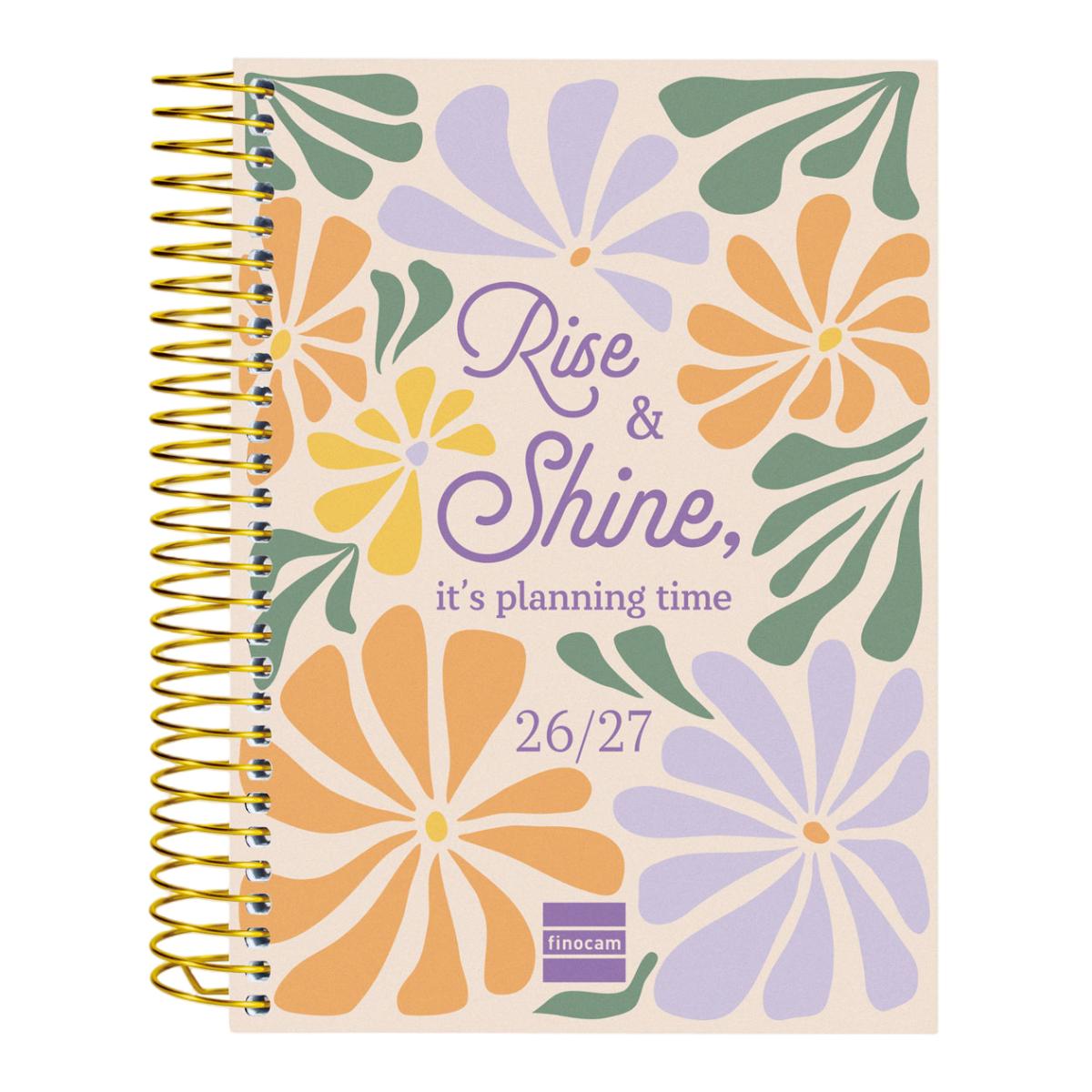Imagem 0 de Agenda Curso 2026-2027 Gamma 8º-120x164 mm 1 Día por Página Shine Portugués Multilingüe