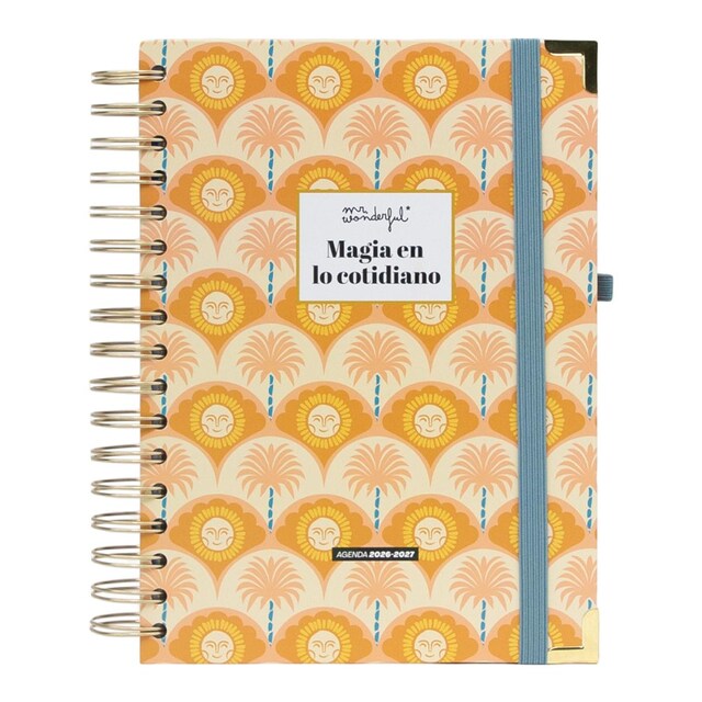Agenda Escolar Mr. Wonderful 2026 2027 vista diaria. Magia en lo cotidiano