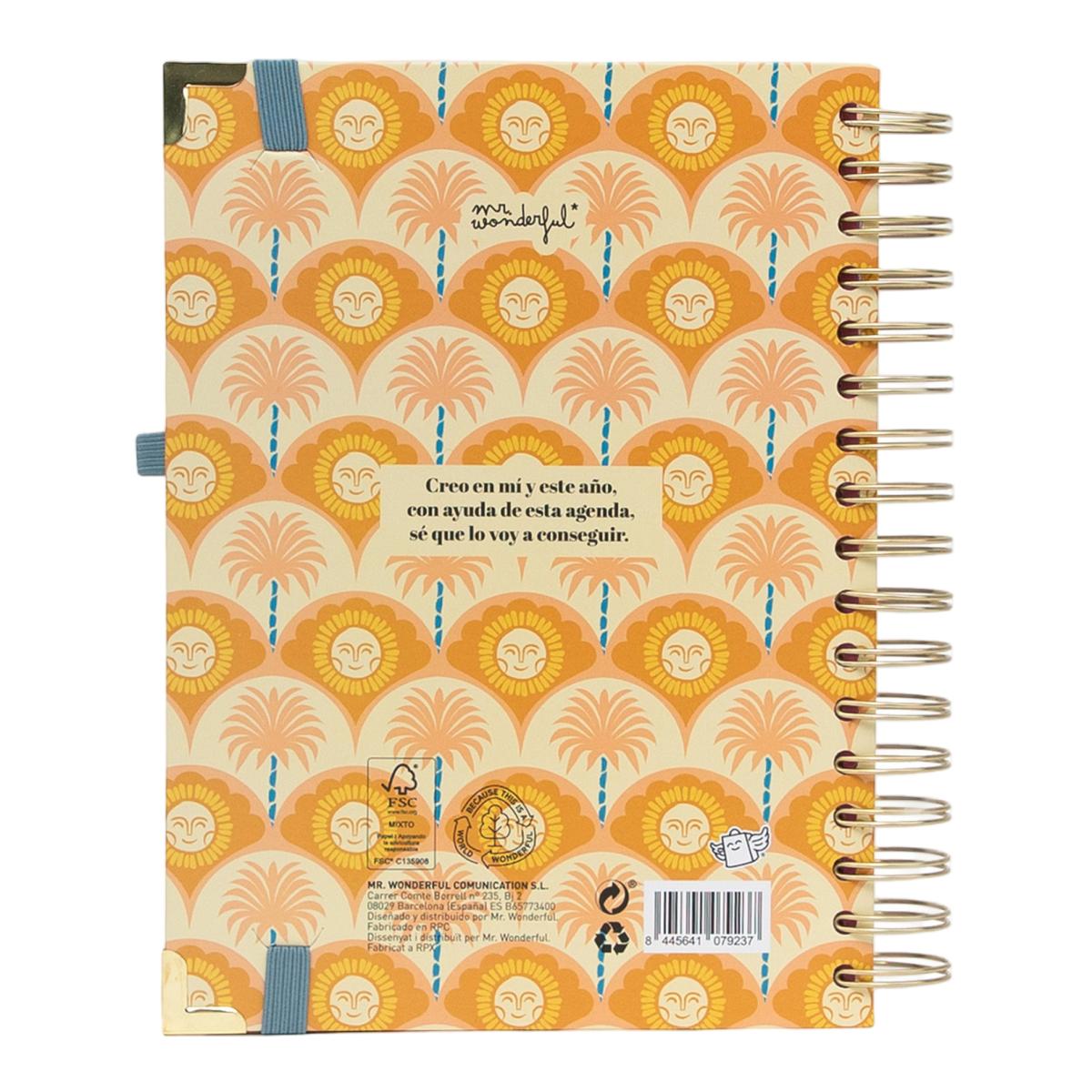Agenda Escolar Mr. Wonderful 2026 2027 vista diaria. Magia en lo cotidiano 2
