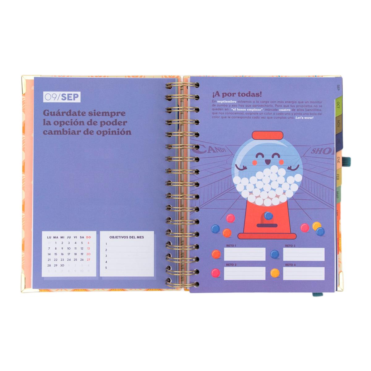 Agenda Escolar Mr. Wonderful 2026 2027 vista diaria. Magia en lo cotidiano 7