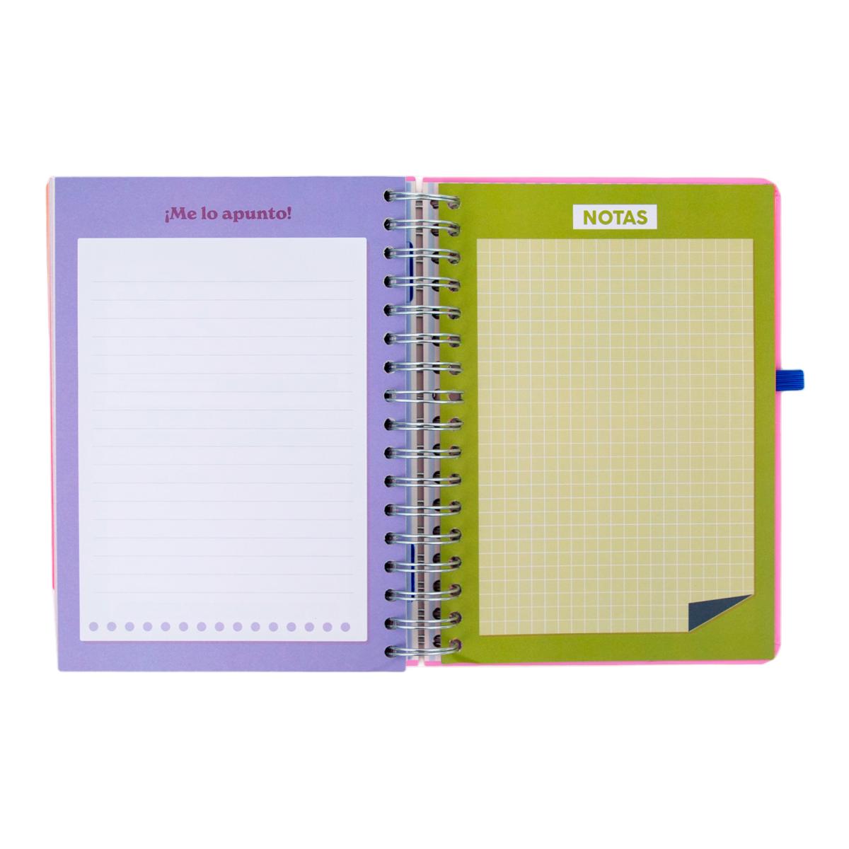 Agenda Escolar Mr. Wonderful 2026 2027 vista diaria. Si la vida te da limones 10