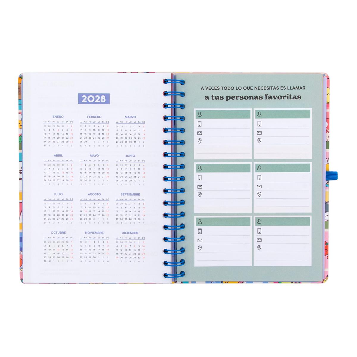 Agenda Escolar Mr. Wonderful 2026 2027 vista semanal. Manual para un año brillante 9