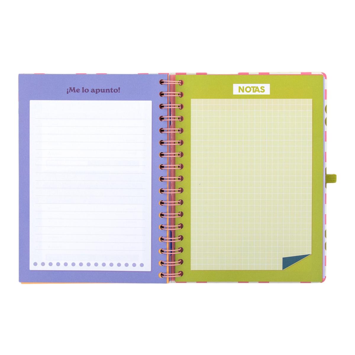 Agenda Escolar Mr. Wonderful 2026 2027 vista semanal. Vive hoy, planea siempre 10