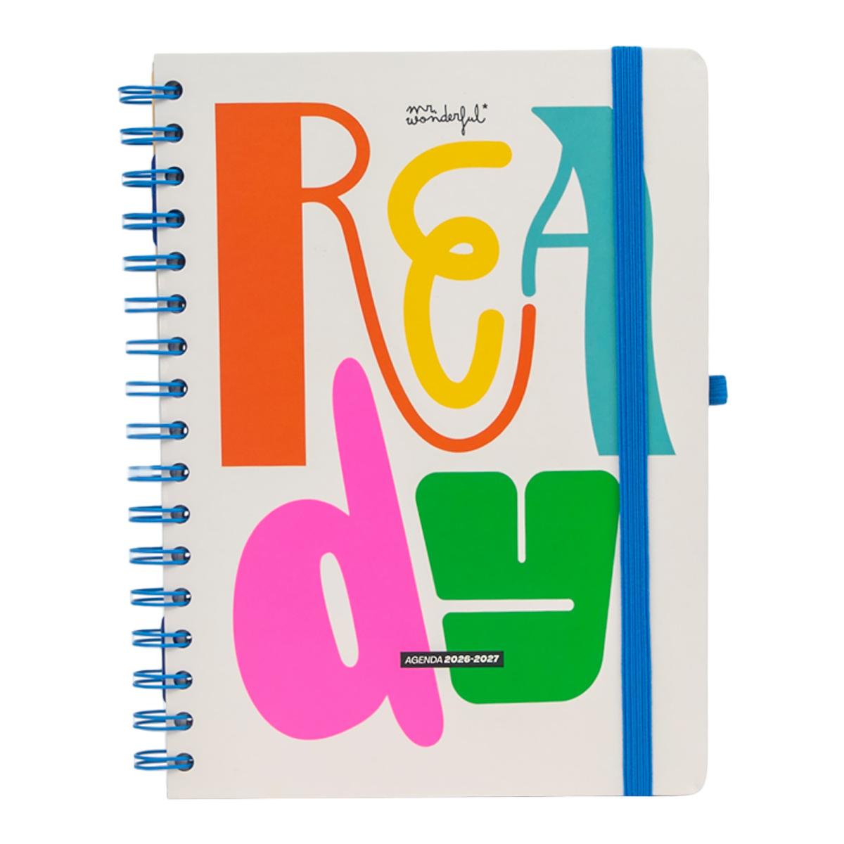 Imagen 0 de Agenda Escolar Mr. Wonderful 2026 2027 vista semanal. Ready