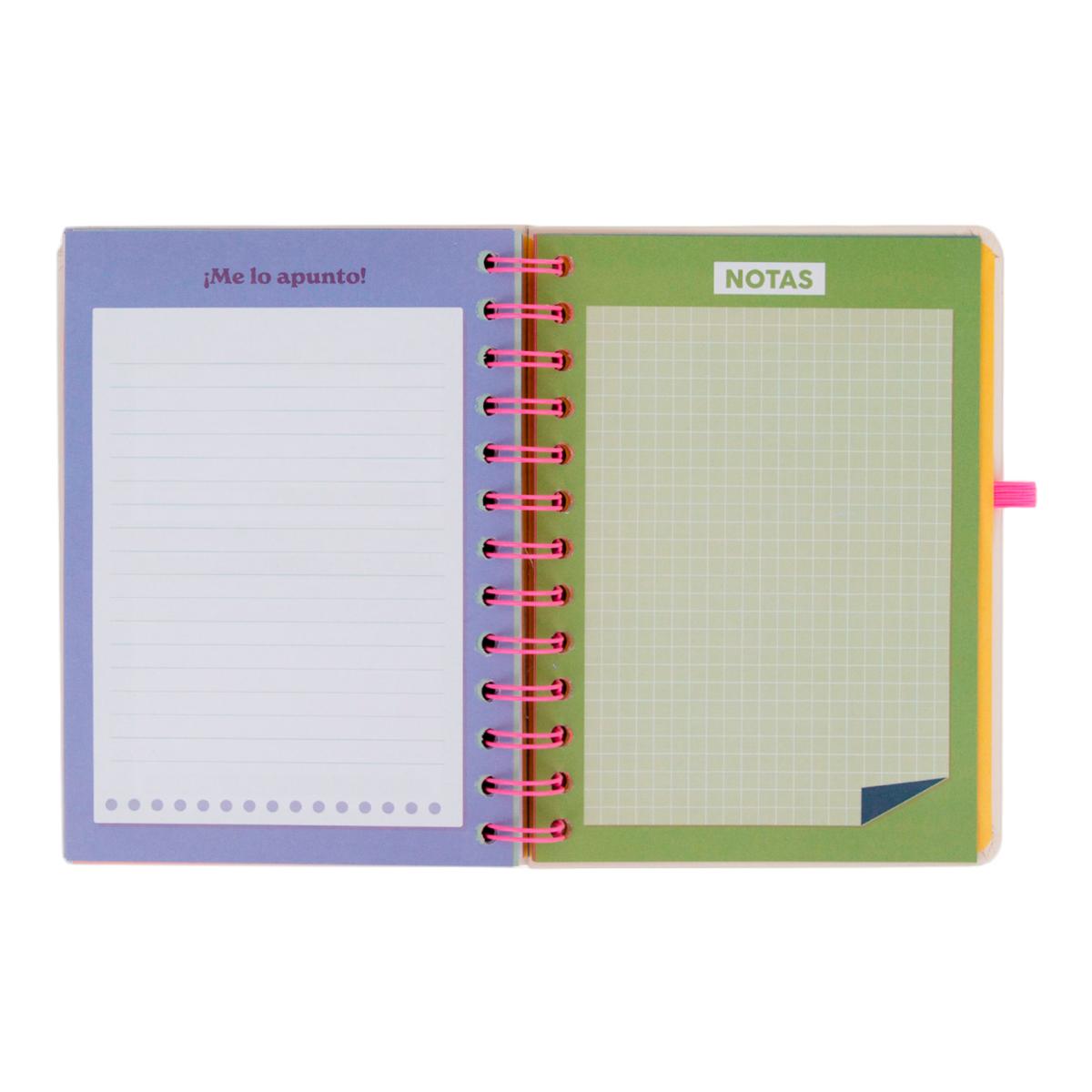 Set Agenda Escolar Mr. Wonderful 2026 2027 con 3 Bo-Bo's, pequeña, vista semanal. Ready 11