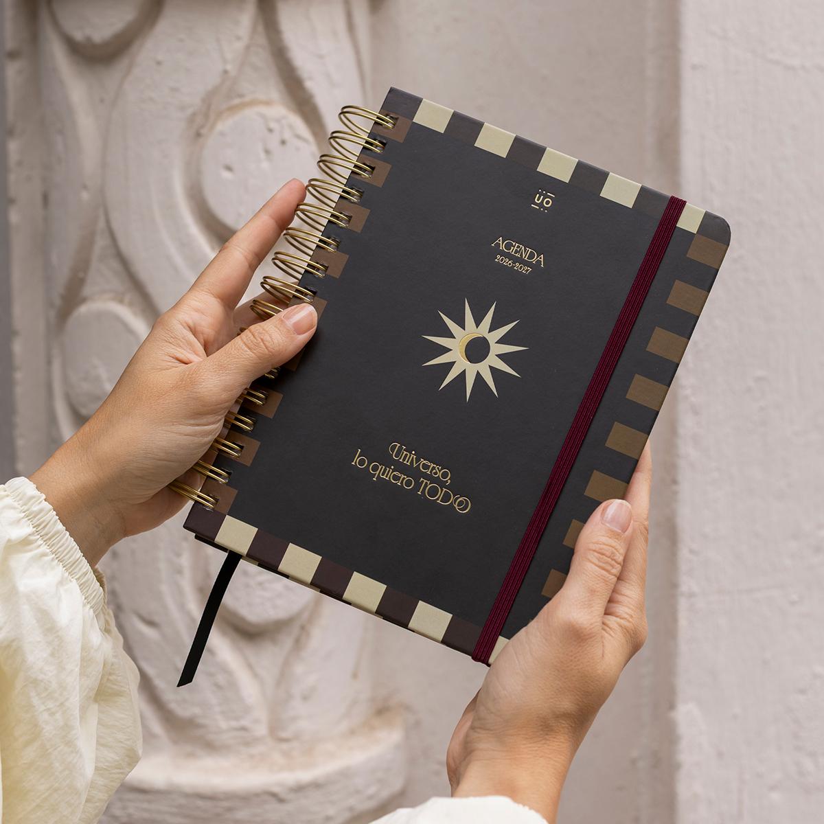 Agenda Escolar 11 Meses 2026-2027 168x220 mm Vista Semanal Universo UO Espanhol - Preto Multicolor-20