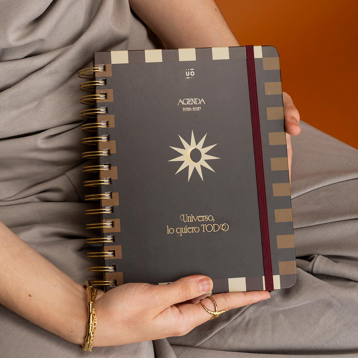 Agenda Escolar 11 Meses 2026-2027 168x220 mm Vista Semanal Universo UO Espanhol - Preto Multicolor-22