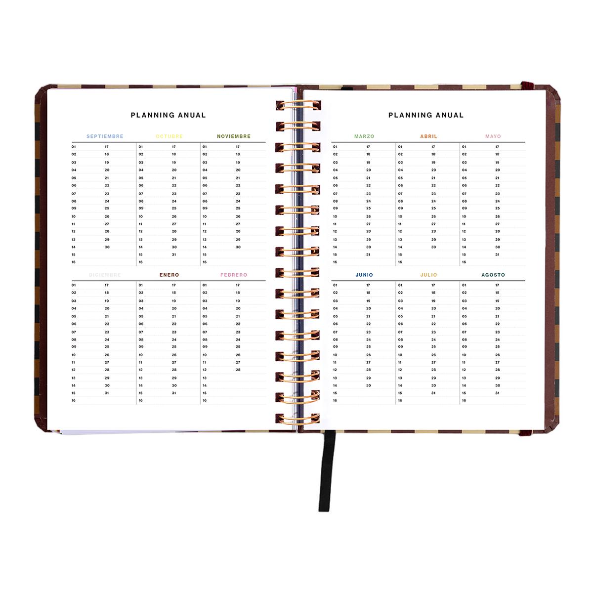 Agenda Escolar 11 Meses 2026-2027 168x220 mm 1 Dia por Página Universo UO Espanhol Multicolor-5