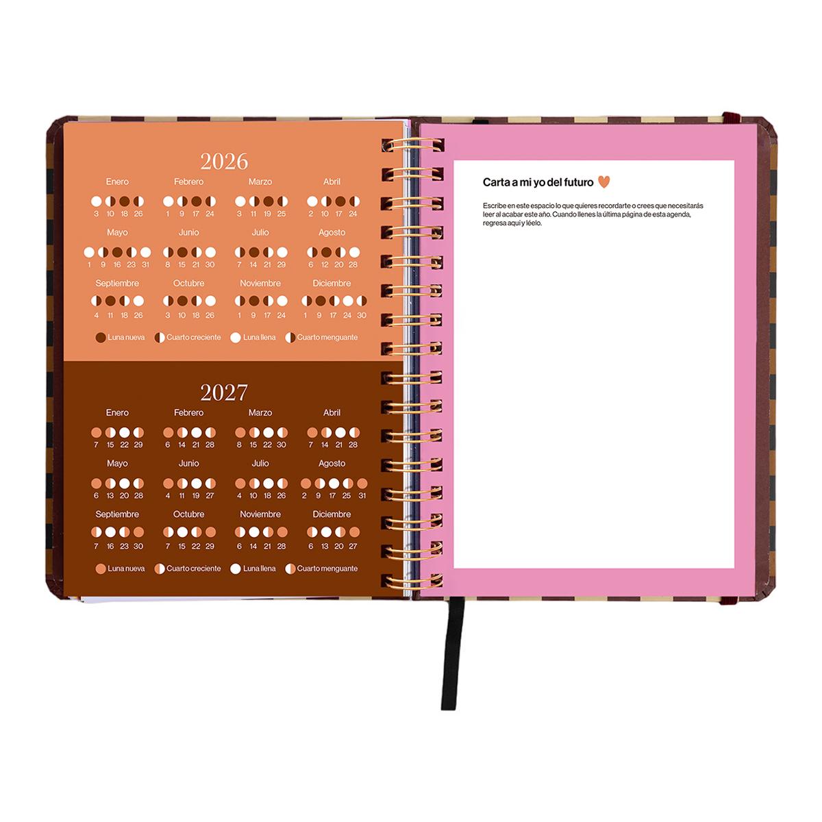 Agenda Escolar 11 Meses 2026-2027 168x220 mm 1 Dia por Página Universo UO Espanhol Multicolor-6