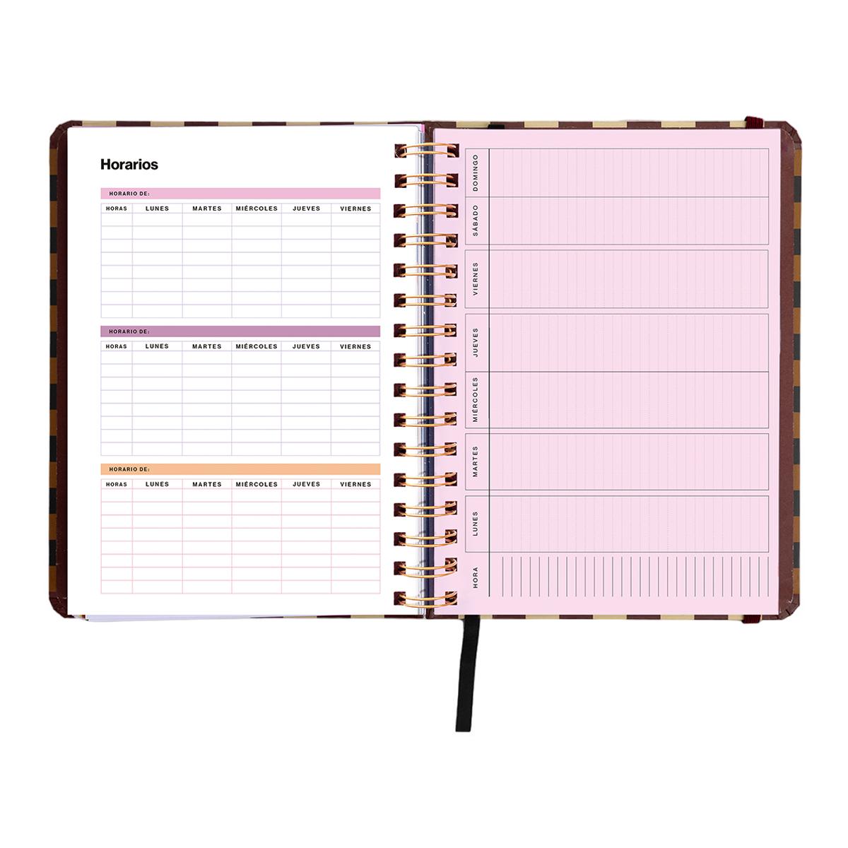 Agenda Escolar 11 Meses 2026-2027 168x220 mm 1 Dia por Página Universo UO Espanhol Multicolor-7