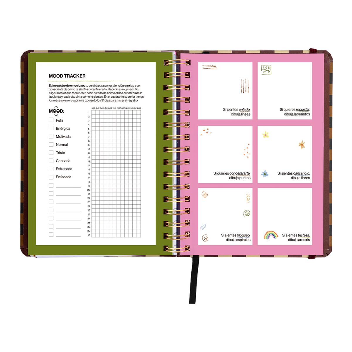 Agenda Escolar 11 Meses 2026-2027 168x220 mm 1 Dia por Página Universo UO Espanhol Multicolor-15