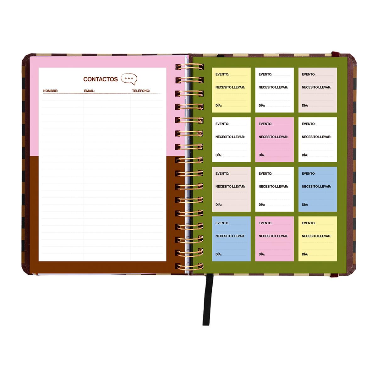 Agenda Escolar 11 Meses 2026-2027 168x220 mm 1 Dia por Página Universo UO Espanhol Multicolor-17